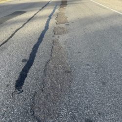 asphalt showing what pavement fatigue looks like