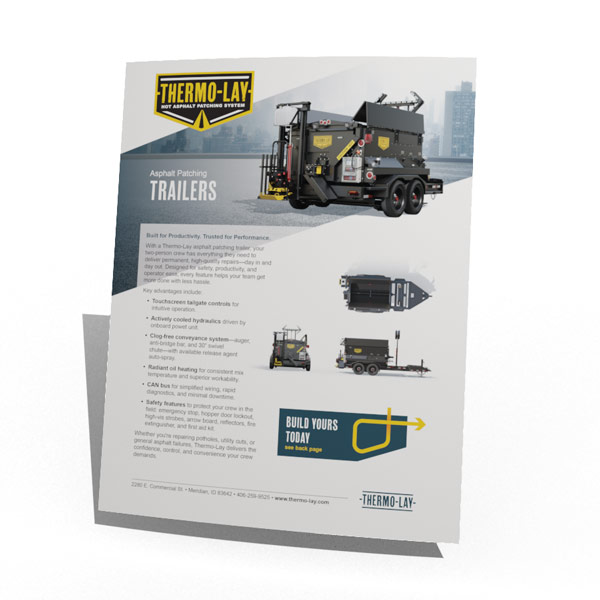 Thermo-Lay trailer specifications and options page.